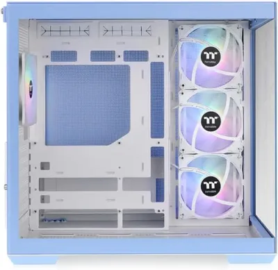 Thermaltake View 380 TG ARGB ATX Case; 4x120mm ARGB Fans Included; Supports Hidden-Connector Motherboard; Front &amp; Side Dual Tempered Glass Panel