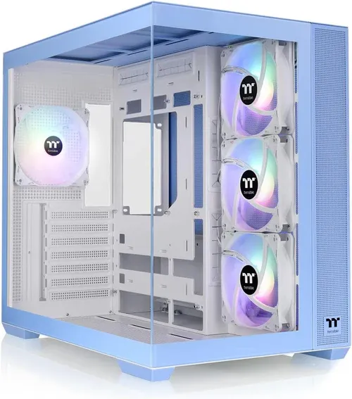 Thermaltake View 380 TG ARGB ATX Case; 4x120mm ARGB Fans Included; Supports Hidden-Connector Motherboard; Front &amp; Side Dual Tempered Glass Panel