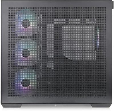 Thermaltake View 380 TG ARGB ATX Case; 4x120mm ARGB Fans Included; Supports Hidden-Connector Motherboard; Front &amp; Side Dual Tempered Glass Panel