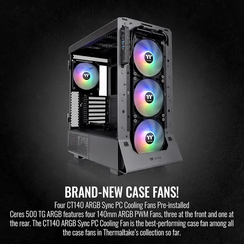 Thermaltake Ceres 500 TG ARGB Mid Tower Chassis