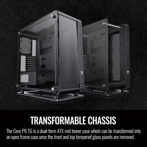 Thermaltake Core P6 Tempered Glass Mid Tower Chassis