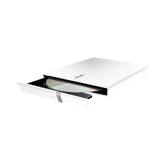 ASUS External Slim 8X DVD+RW Optical Drive - White
