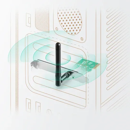 TP-Link TL-WN781ND, 150Mbps Wireless N PCI Express Adapter