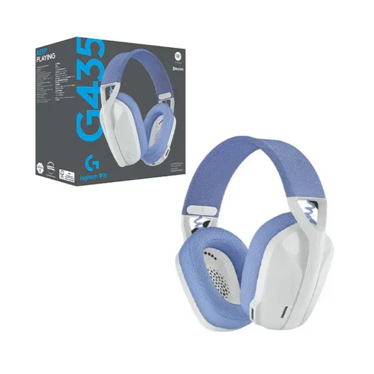 Logitech G435 Wireless Headset for PC, PS4, PS5, Nintendo Switch, Mobile with Built-in Mic