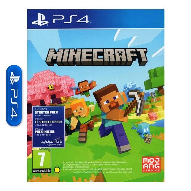 Minecraft with Starter Pack (700 Tokens) / (PS4)
