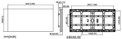 DS-D41Q25CA-1PH P2.5, 320 mm × 160 mm, Indoor LED