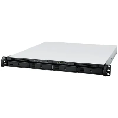 Synology RackStation RS822+ – 4-Bay 1U NAS with AMD Ryzen V1500B, 2GB DDR4 ECC RAM, 4 x 1GbE Ports, Expandable to 8 Bays