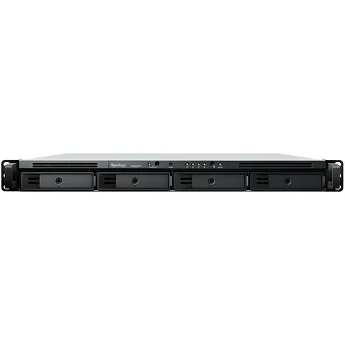 Synology RackStation RS822+ – 4-Bay 1U NAS with AMD Ryzen V1500B, 2GB DDR4 ECC RAM, 4 x 1GbE Ports, Expandable to 8 Bays