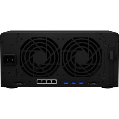 Synology DiskStation DS1821+ – 8-Bay NAS with AMD Ryzen V1500B, 4GB ECC RAM, Dual M.2 NVMe, 4x 1GbE, Scalable to 18 Bays