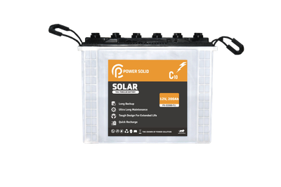Power Solid Tall Tubular Battery 12V 200Ah 72Kg