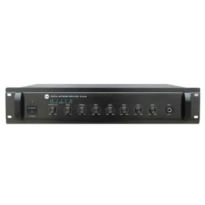 CMX 19&quot; IP Amplifier, 120W,100V &amp; 4-16 Ohm, with streaming and decoder, with 3 mic inputs and 2 line inputs