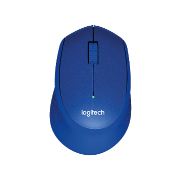 LOGITECH M330 SILENT PLUS - BLACK,BLUE,RED
