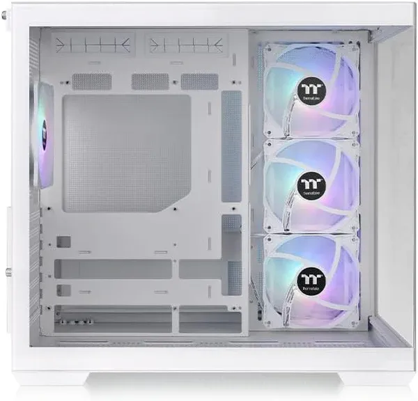 Thermaltake View 380 TG ARGB ATX Case; 4x120mm ARGB Fans Included; Supports Hidden-Connector Motherboard; Front &amp; Side Dual Tempered Glass Panel