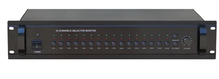 CMX 16 Zone Speaker Selector, expandable up to 320 zones ,With interface for fire alarm system