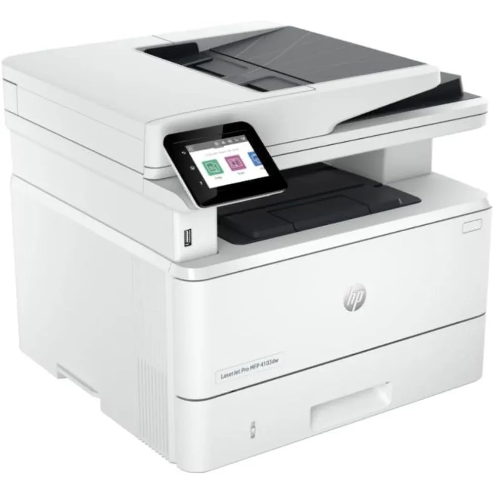 HP LaserJet Pro MFP 4103dw, All-in-One Printer, 40 PPM, 1200 DPI, Wi-Fi