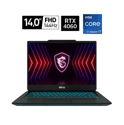 عرض خاص لفترة محدودة MSI Cyborg 14 A13VF-018US, Intel Core i7-13620H, RAM 16GB, SSD 512GB, NVIDIA RTX 4060 8GB, 14.0 inch WUXGA IPS 144Hz, Translucent Black