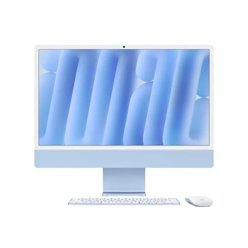 عرض خاص لفترة محدودة Apple iMac MWUF3AB/A - A3247, M4 8C CPU, GPU 8C, RAM 16GB, SSD 256GB, 24 Inch 4.5K Retina display, Blue