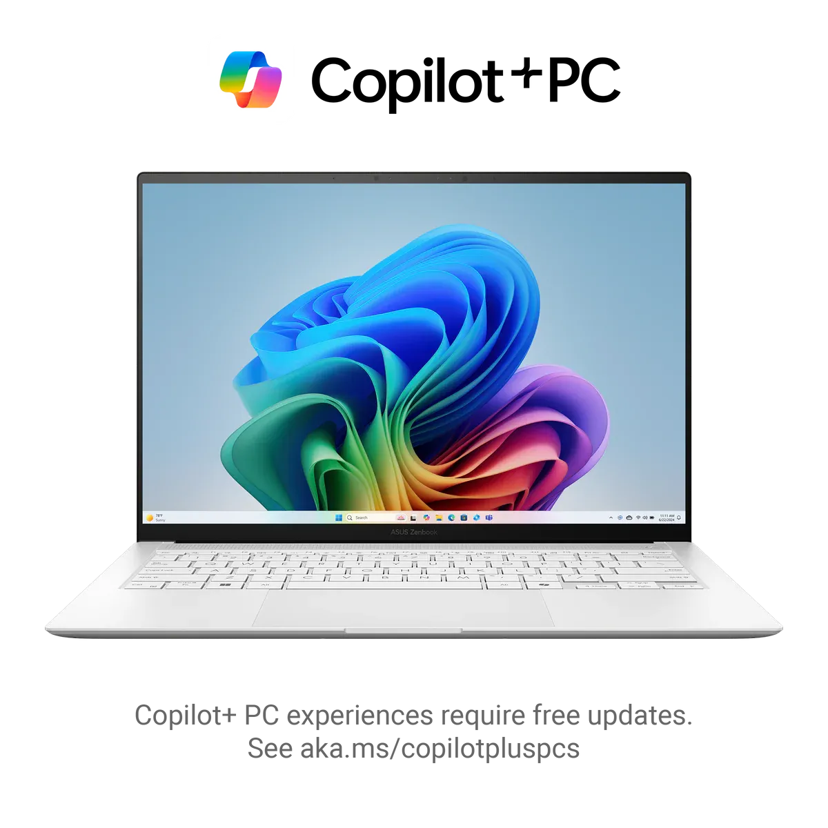 عرض خاص لفترة محدودة ASUS Zenbook S 14 OLED UX5406SA-PZ067W Laptop 14&quot; 3K Laptop - Core Ultra 7 Processor 256V - 16GB RAM - 1TB SSD - Shared - WIN 11 (Scandinavian White)