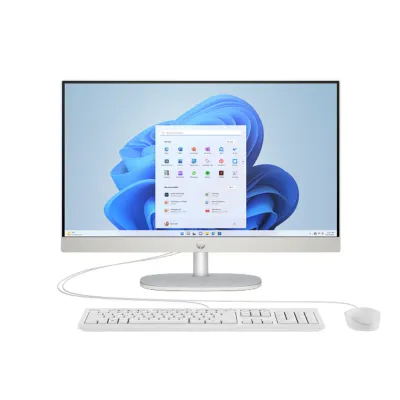 عرض خاص لفترة محدودة All in One HP 24-CR0031NE, Intel Core i7-1355U, RAM 16GB, SSD 512GB, Intel Iris Xe, 24 Inch FHD IPS, Shell White