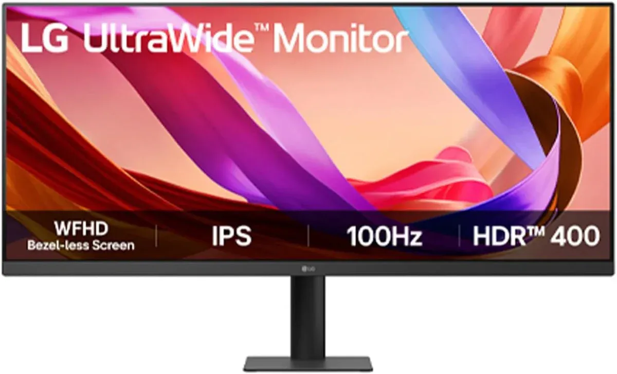 عرض خاص لفترة محدودة LG 34U511A-B 34″ UltraWide 21:9 WFHD IPS Monitor – 2560×1080, 100Hz, sRGB 99%