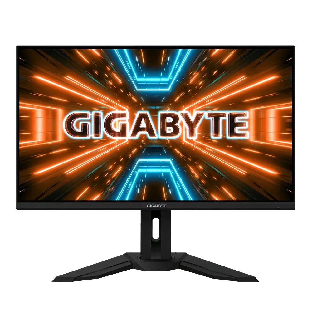 عرض خاص لفترة محدود GIGABYTE M32U 32″ 4K 144 Hz IPS Gaming Monitor – HDMI 2.1, 1 ms MPRT, 90% DCI‑P3, Built‑In KVM &amp; USB‑C Hub, HDR400