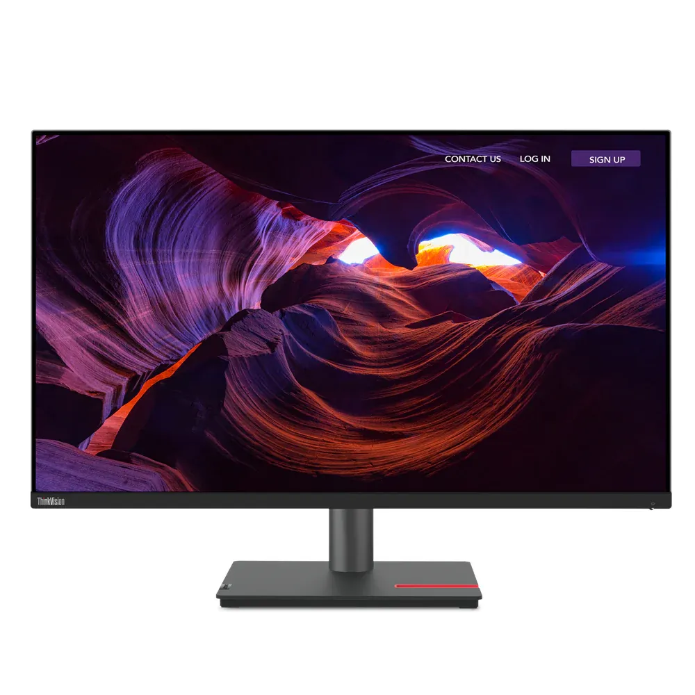 عرض خاص لفترة محدودة Lenovo ThinkVision P32p‑30 – 31.5″ UHD IPS Monitor, 3840×2160 @60 Hz, USB‑C/Thunderbolt 4 Hub, 100 W PD, 100% sRGB, Factory Calibrated, KVM