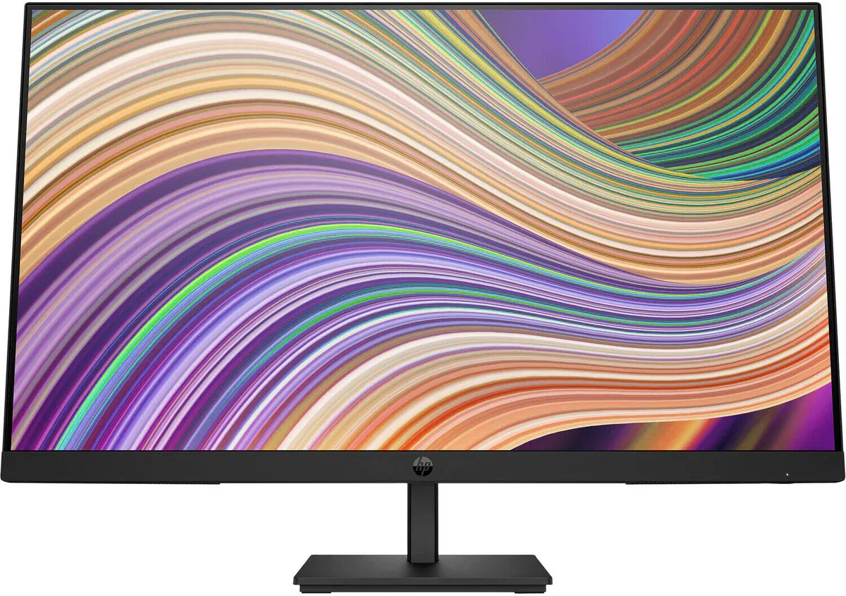 عرض خاص لفترة محدودة HP P27 G5 27-inch FHD Monitor with IPS Panel, HDMI &amp; VGA Ports, 5ms Response Time, 250 nits Brightness, and Tilt Adjustment