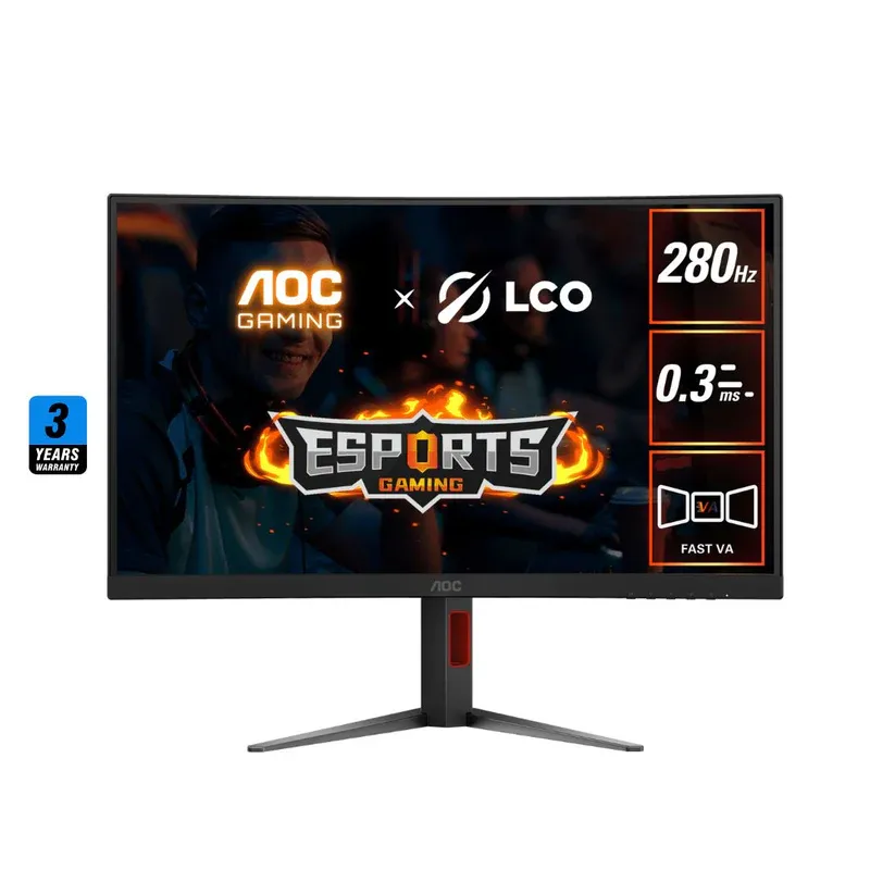 عرض خاص لفترة محدودة AOC C27G4Z 27 FHD (1920x1080) 280Hz 0.3Ms Fast VA Curved عرض خاص لفترة محدودة AOC C27G4Z 27 FHD (1920x1080) 280Hz 0.3Ms Fast VA Curved