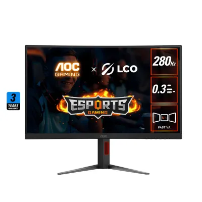 عرض خاص لفترة محدودة AOC C27G4Z 27 FHD (1920x1080) 280Hz 0.3Ms Fast VA Curved عرض خاص لفترة محدودة AOC C27G4Z 27 FHD (1920x1080) 280Hz 0.3Ms Fast VA Curved