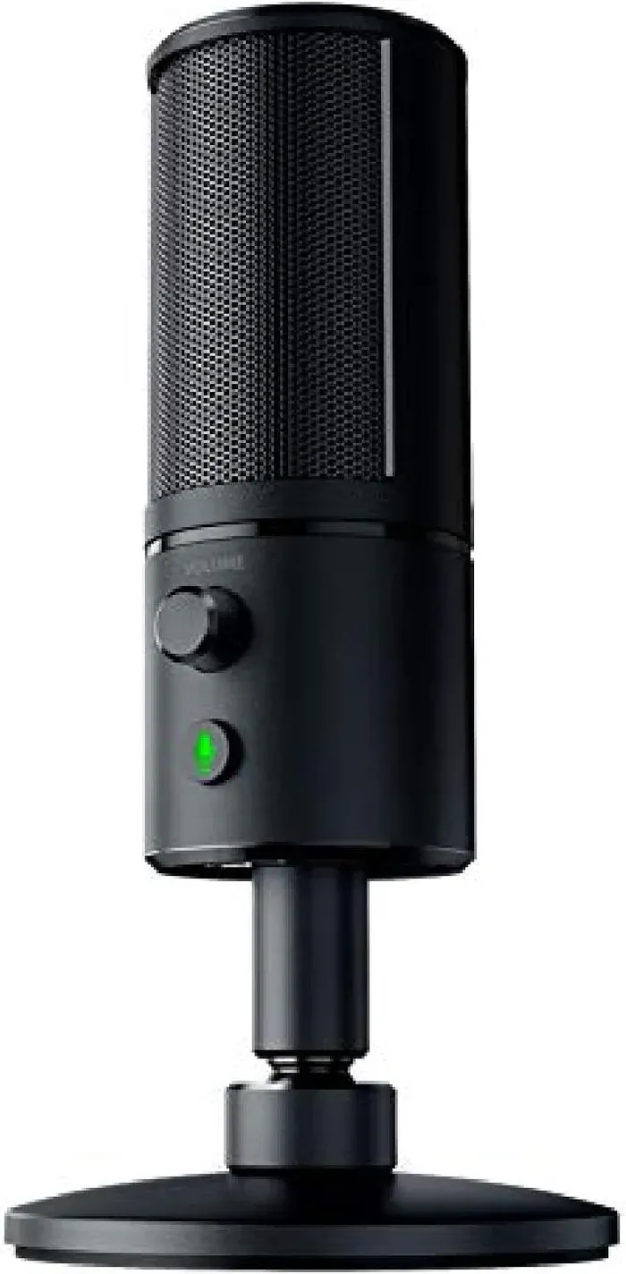 عرض خاص لفترة محدودة Razer Seiren X USB Streaming Microphone: Professional Grade - Built-in Shock Mount - Supercardiod Pick-Up Pattern - Anodized Aluminum عرض خاص لفترة محدودة Razer Seiren X USB Streaming Microphone: Professional Grade - Built-in Shock Mount - Supercardiod Pick-Up Pattern - Anodized Aluminum