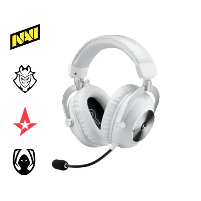 عرض خاص لفترة محدودة Logitech G PRO X 2 Lightspeed Wireless Gaming Headset- White عرض خاص لفترة محدودة Logitech G PRO X 2 Lightspeed Wireless Gaming Headset- White