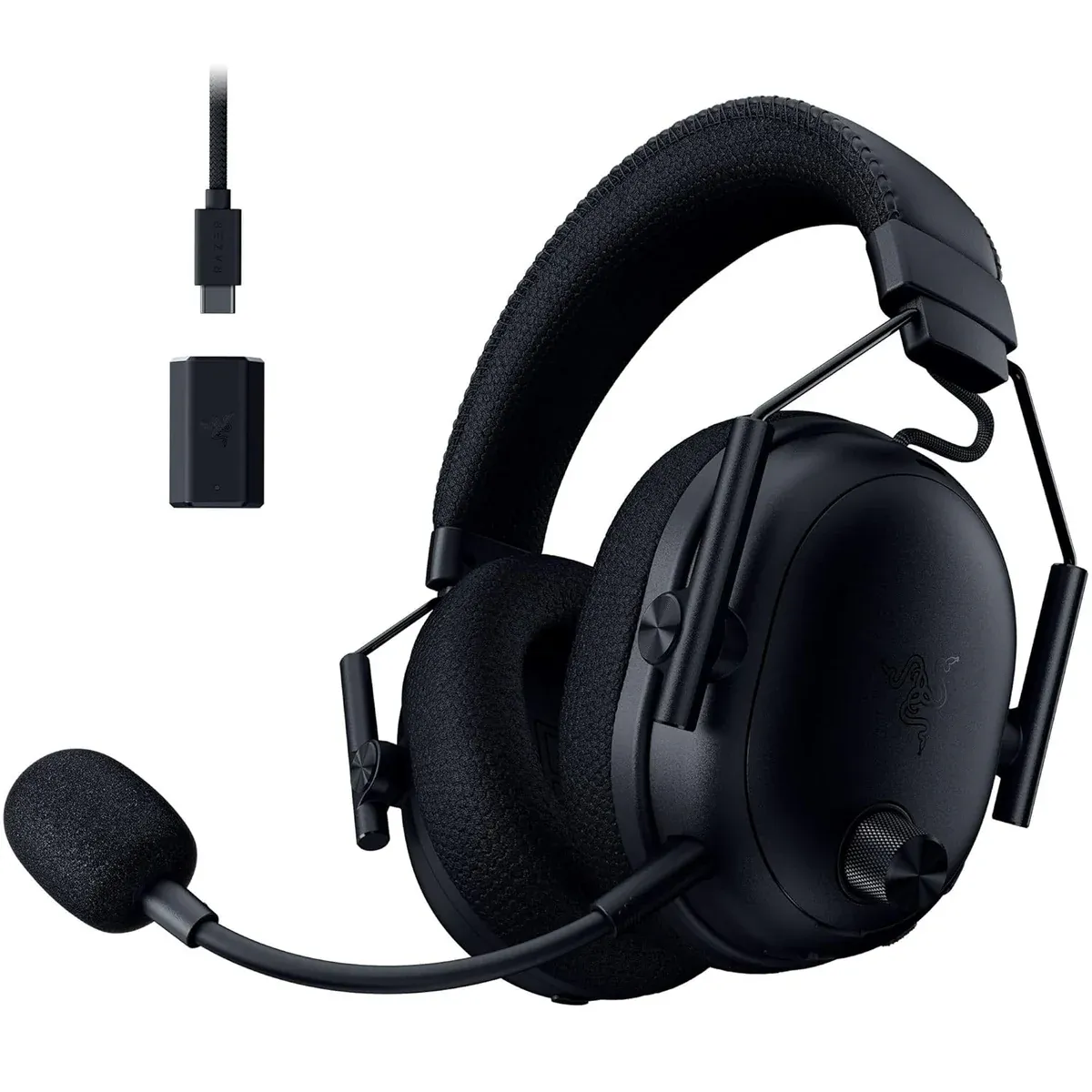 عرض خاص لفترة محدودة Razer BlackShark V3 Pro Wireless Headset – ANC, HyperSpeed Wireless, THX Spatial Audio, 100-Hour Battery, Detachable Mic عرض خاص لفترة محدودة Razer BlackShark V3 Pro Wireless Headset – ANC, HyperSpeed Wireless, THX Spatial Audio, 100-Hour Battery, Detachable Mic