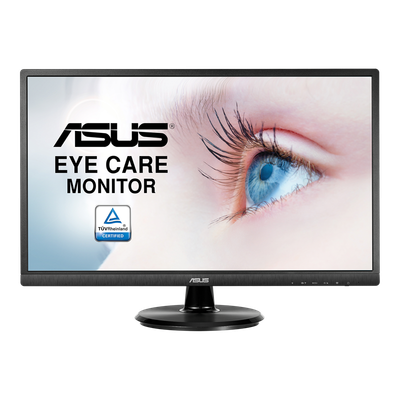 ASUS VA249HE Eye Care Monitor - 24 inch (23.8 inch viewable), Full HD, Flicker Free, Blue Light Filter, Anti Glare, HDMI