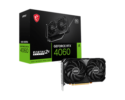 GeForce RTX 4060 VENTUS 2X BLACK 8G OC VGA