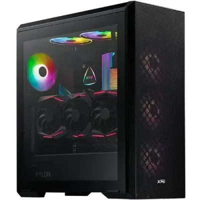 XPG Defender Mid-Tower ATX MESH Front Panel Tempered Glass PC Case