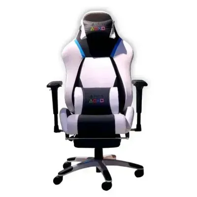 PS5 Gaming Chair (White, Black and Blue)
