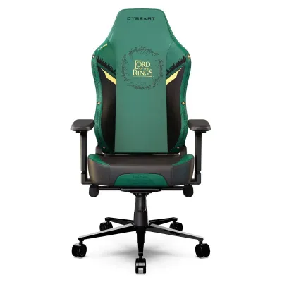 Cybeart Lord of the Rings Gaming Chair – Official Licensed Edition with Supreme PU Leather, 4D Armrests