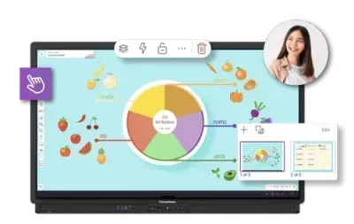 Promethean ActivPanel 9 LED-backlit LCD display - 4K - for interactive communication