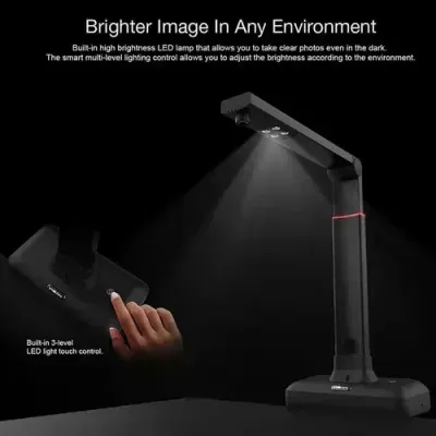 Viisan S21 A2 Overhead Document Camera 20.1-Megapixel CMOS Sensor
