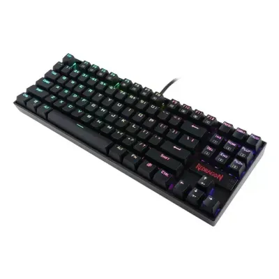 Redragon K552 Kumara RGB 80% Mechanical, Wired TKL, Red Switches, Gaming Keyboard