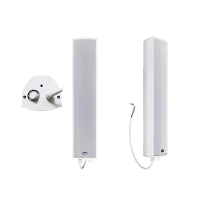 CMX 3"+1" 2-Way Outdoor Column Speaker, 40-20W, 100V, Aluminum, Slim size.