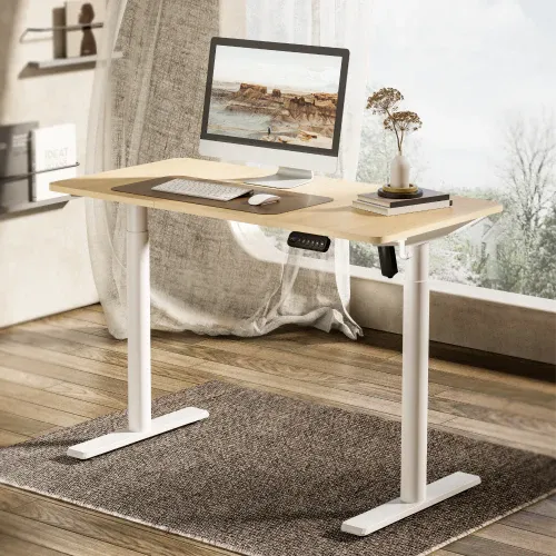 Avetron Electric Sit-Stand Desk Frame – 710-1190 mm Height, 84-130 cm Width Adjustable, 80 kg Load, Single Motor Avetron Electric Sit-Stand Desk Frame – 710-1190 mm Height, 84-130 cm Width Adjustable, 80 kg Load, Single Motor