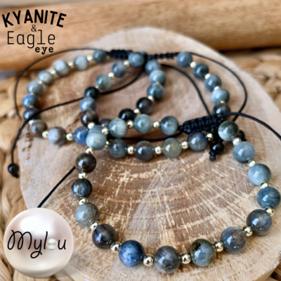 Bracelet ~ Kyanite &amp; Eagle Eye