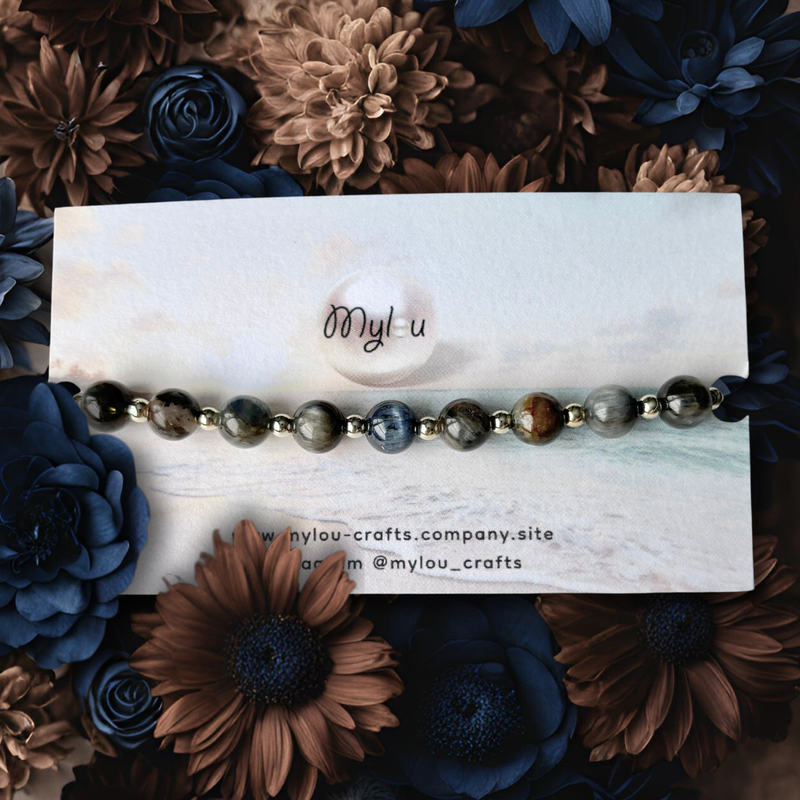 Bracelet ~ Kyanite &amp; Eagle Eye