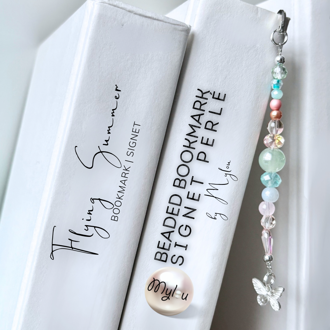 Flying Summer ~ Beaded Bookmark