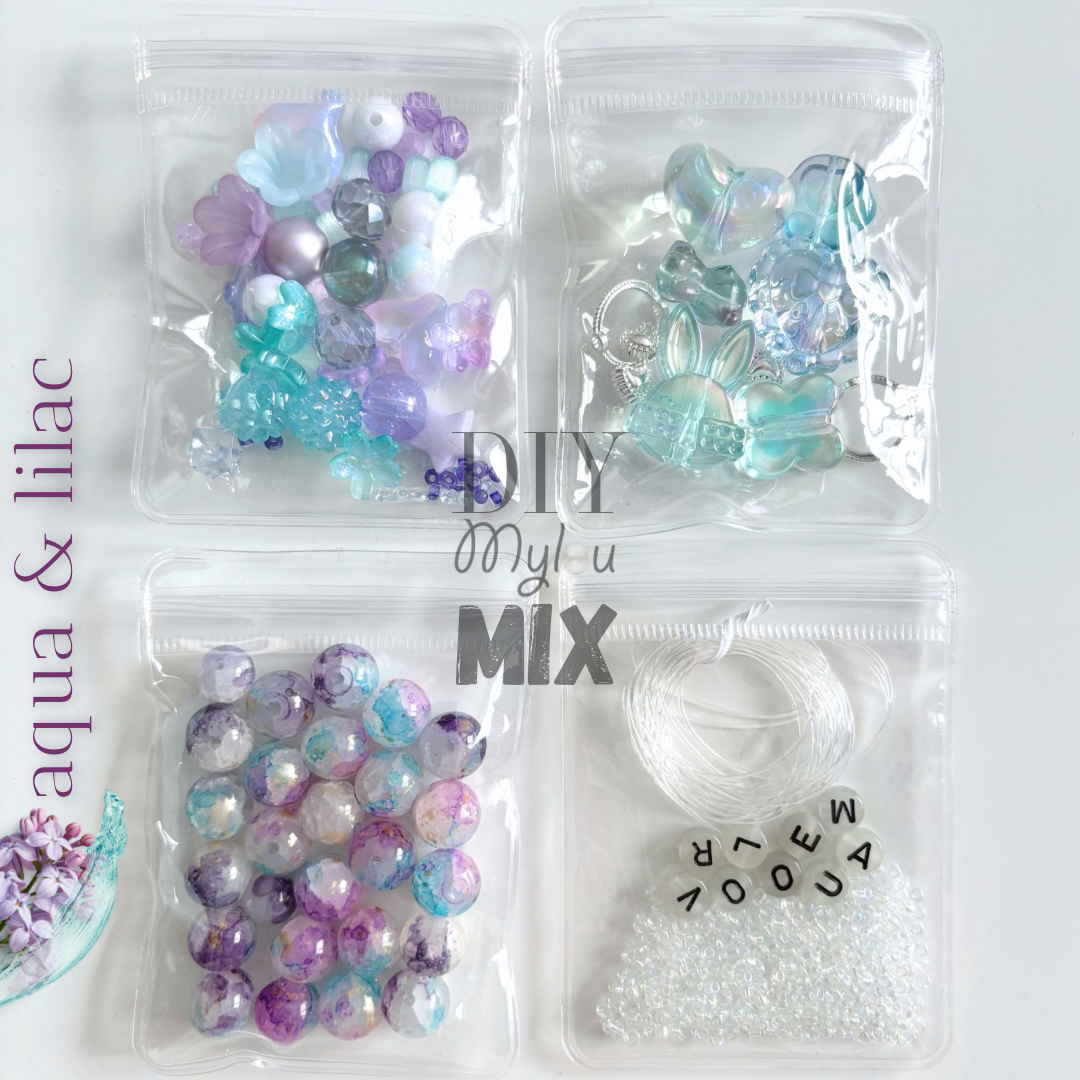 Aqua &amp; Lilac ~ DIY Mylou Mix