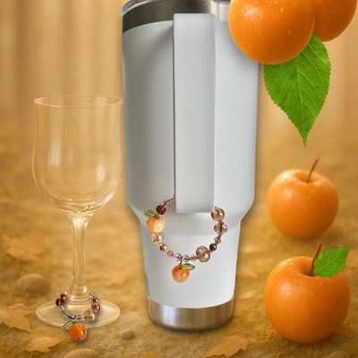 Éclat Orange 𖧷 ~ Duo de Charms petit &amp; médium 