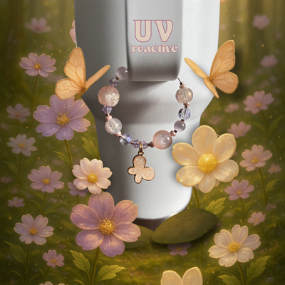 Charm pour Gobelet Réactif aux UV – Édition Fleurs Enchantées 