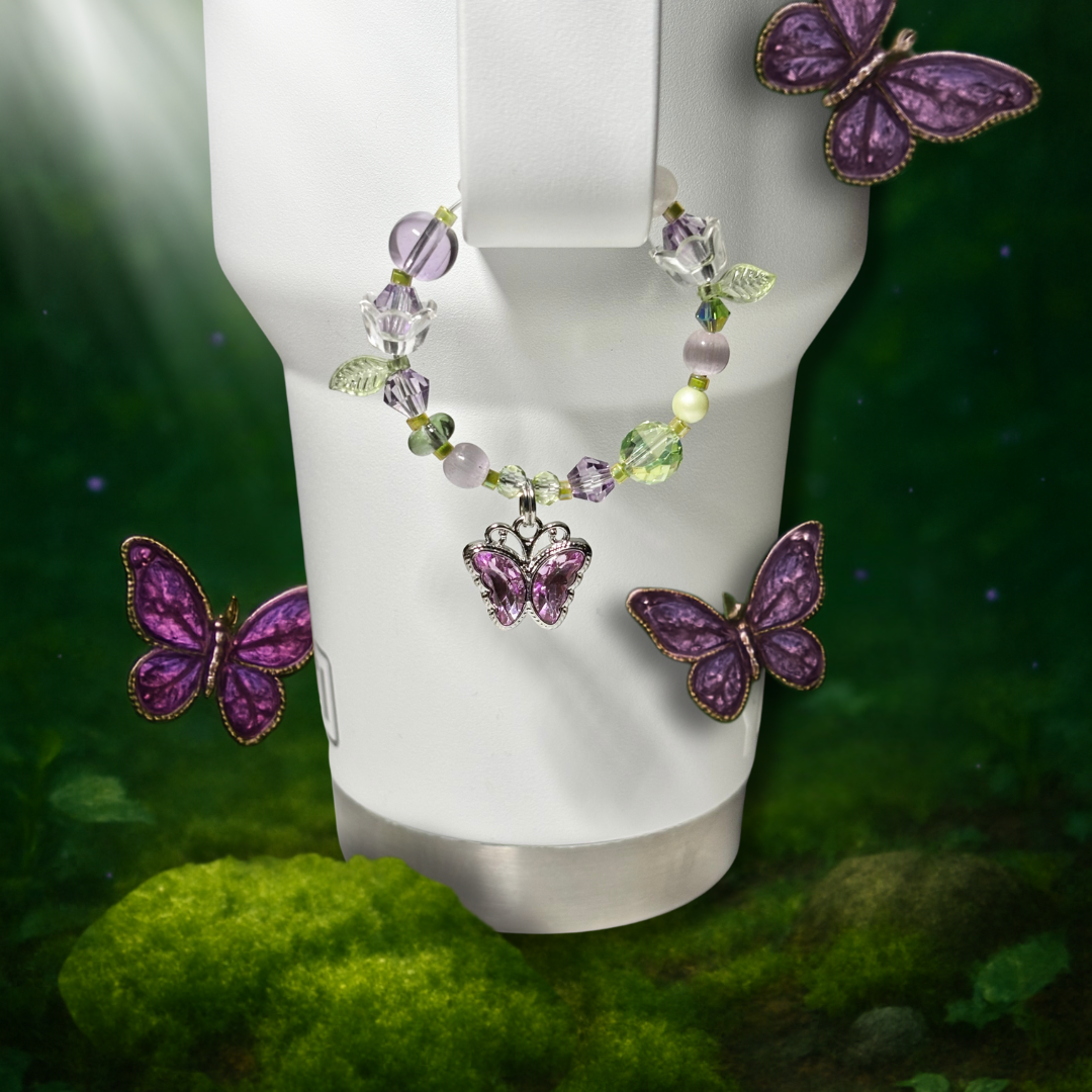 Butterfly Woods ~ Tumbler charm 