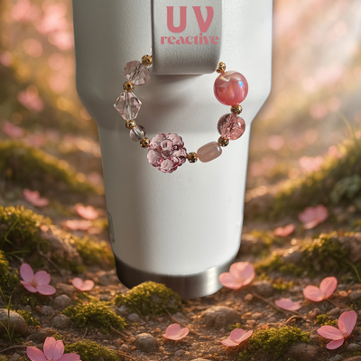Sakura Bloom ~ Charm pour Gobelet Réactif aux UV